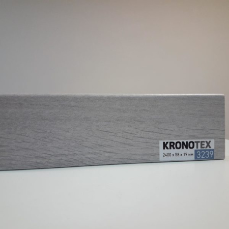 Плинтус МДФ KRONOTEX (Кронотекс) KTEX1 D3239 Дуб Престиж белый