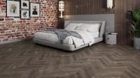 Кварц-виниловая напольная плитка серии ALPINE FLOOR CHEVRON ALPINE LVT Дуб Антарес Chevron