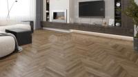 Кварц-виниловая напольная плитка серии ALPINE FLOOR CHEVRON ALPINE LVT Макадамия Chevron