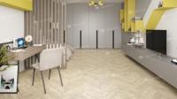 Кварц-виниловая напольная плитка серии ALPINE FLOOR CHEVRON ALPINE LVT Сонома Chevron