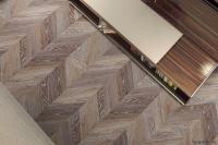 Пробковые полы c фотопечатью CORKSTYLE (КОРКСТАЙЛ) CHEVRON BROWN