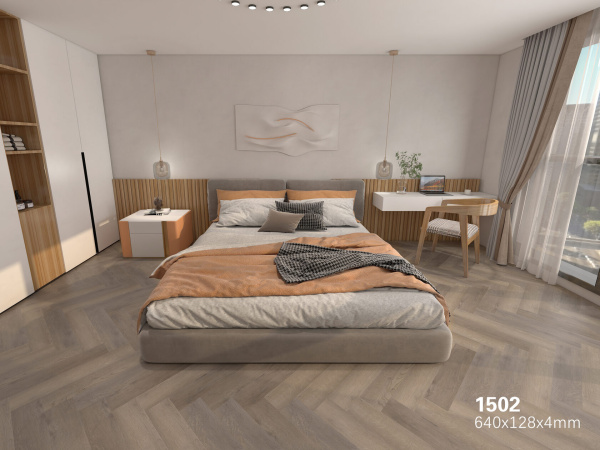 SPC ламинат FLOORWOOD Коллекция  Authentic Оранжевый цветок 1502