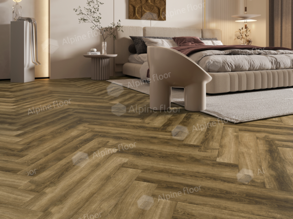 Ламинат ALPINE FLOOR коллекции Herringbone 8 Ламинат Дуб Марсель LF102-9