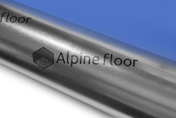 Подложка Alpine Floor Silver Foil Blue EVA под SPC и кварцвиниловую плитку 1.5 мм