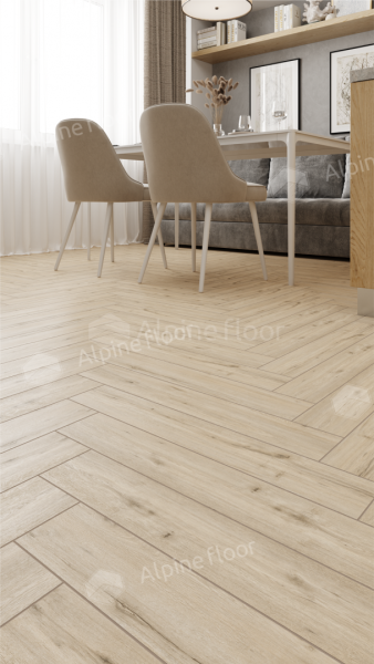 Ламинат Alpine Floor коллекции HERRINGBONE 12 PRO Ламинат Дуб Лион LF106-01