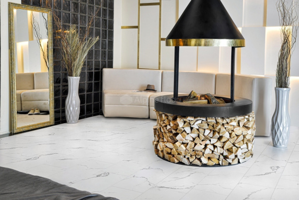 Кварц-виниловая напольная плитка серии ALPINE FLOOR LIGHT STONE Гранд Каньон ECO-15-8