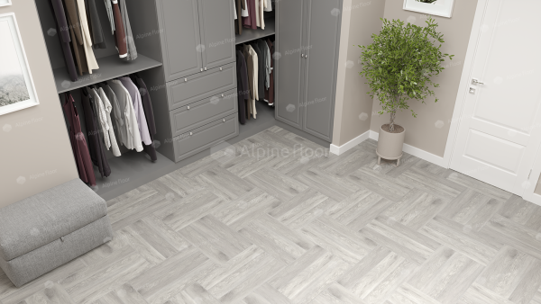 Напольная каменно-полимерная плитка серии ALPINE FLOOR PARQUET LIGHT SPC ламинат Дуб Полис ЕСО 13-21